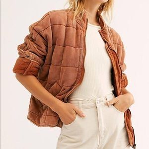 Free people dolman quilted jacket